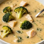 featured chicken cheddar broccoli soup recipe