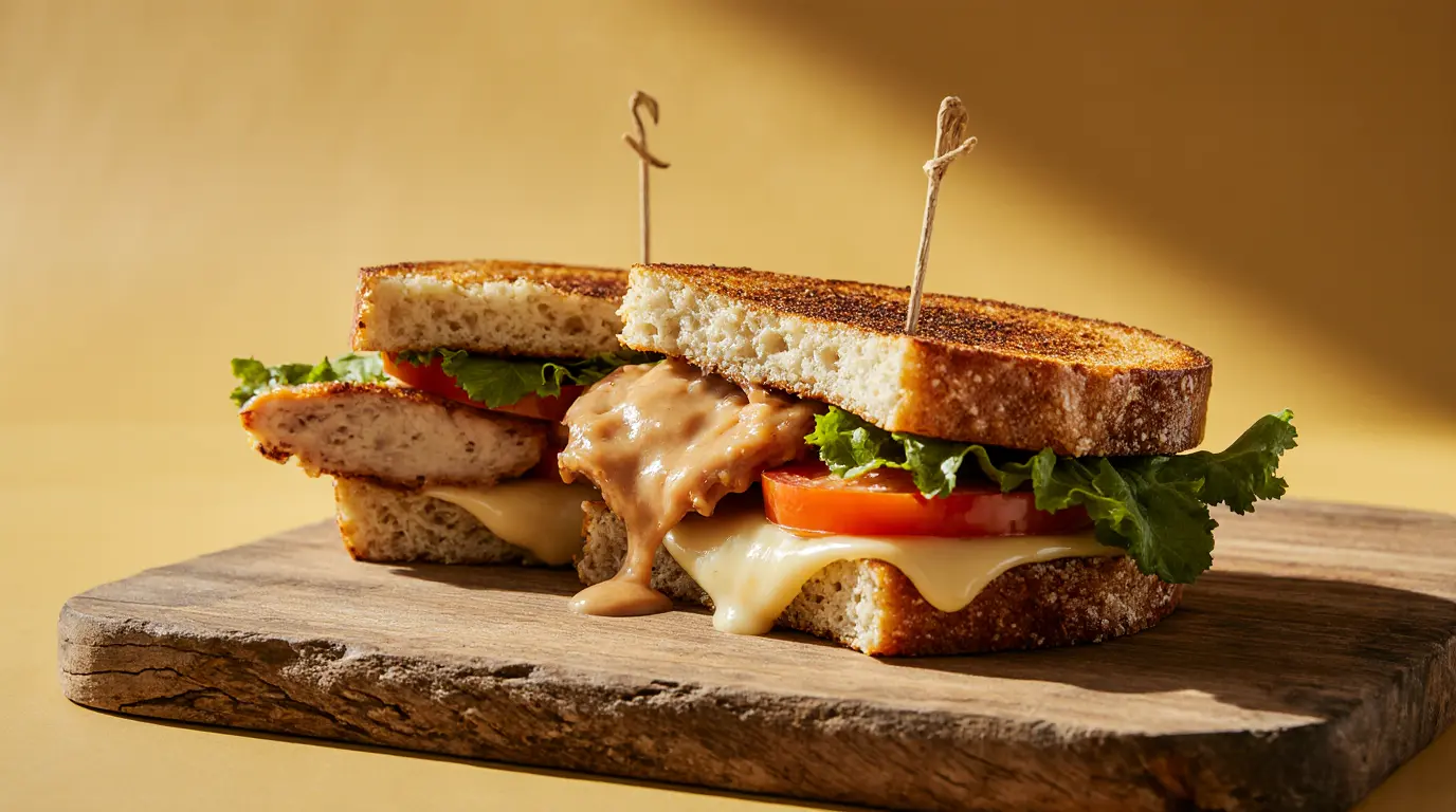 Freshly cooked Half Toasted Frontega Chicken Recipe with golden crispy texture on white plate