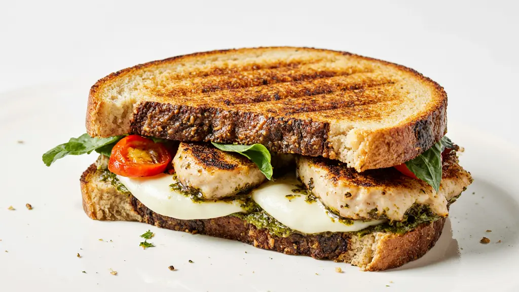 Final plated Toasted Chicken Frontega recipe with natural golden texture