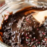 christmas brownie recipe step batter