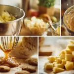 Candy Apple Cookies 7 steps candy apple cookies collage