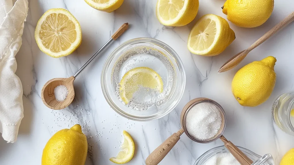 baking soda lemon tonic recipe preparation ingredients