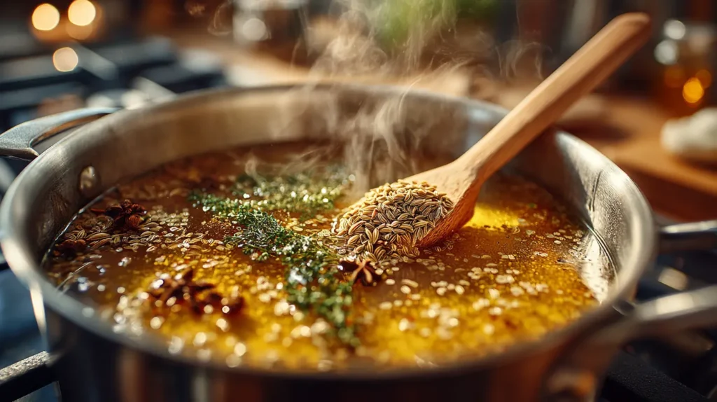 Bariatric Seed Tea Recipe: 3-Step Powerful Bloat Relief 8 brewing bariatric seed tea recipe simmering cumin fennel