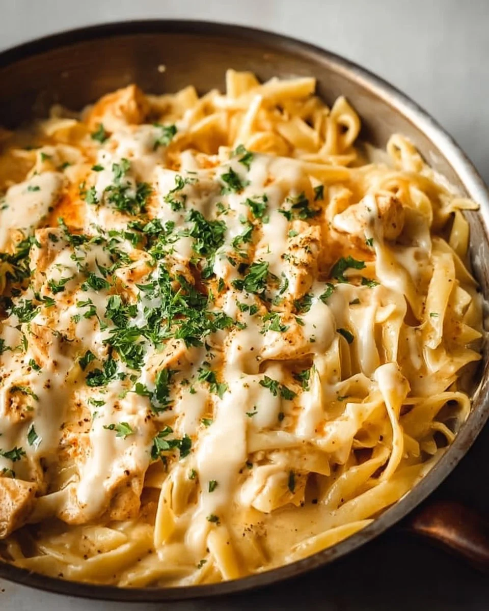 Creamy Cajun Alfredo Sauce with bold spices and flavors