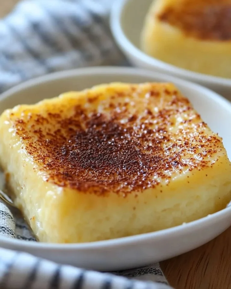 Creamy homemade fail-proof egg custard dessert in a bowl