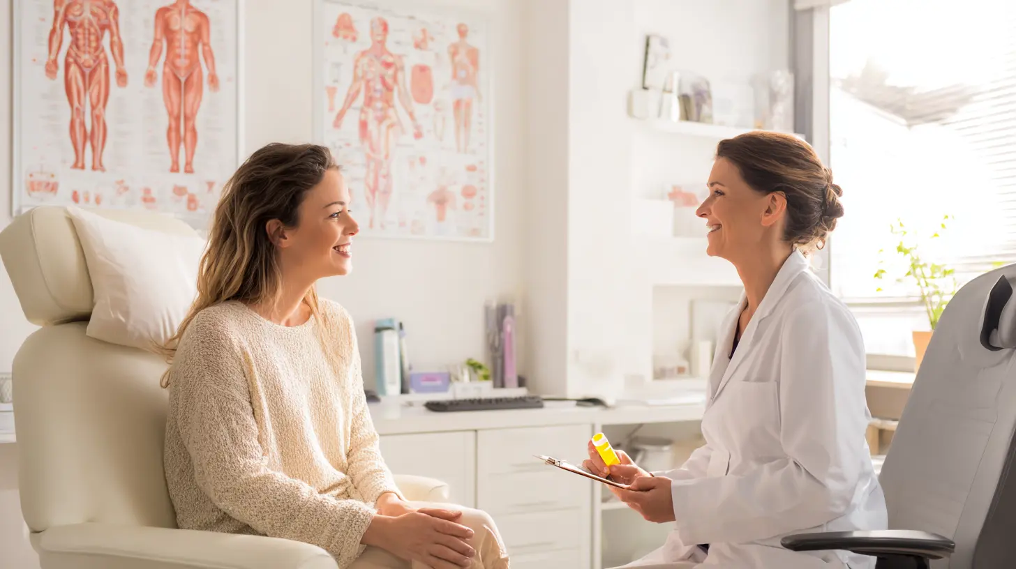 lemon bottle injections consultation medical professional explaining treatment