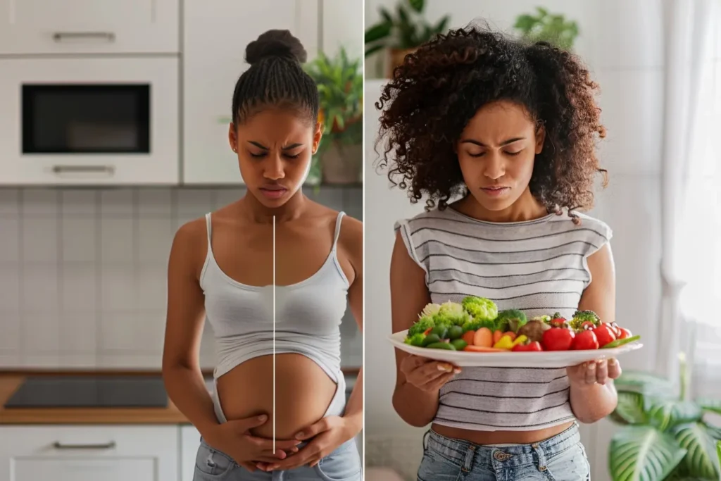 salt water flush before and after results showing relief from constipation and improved digestive comfort