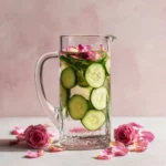 cucumber rose detox water recipe spa luxury water for weight loss